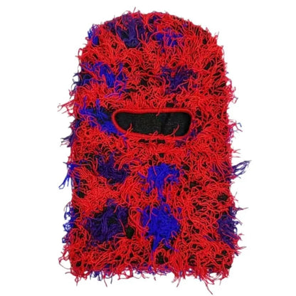 Distressed Knitted Ski Mask